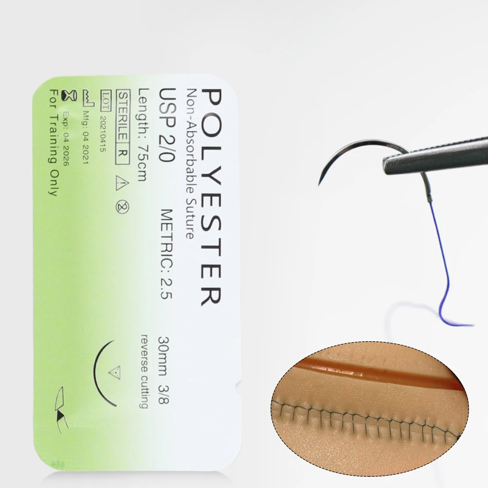 Medical Students Suture Practice Kit Surgical Training with Skin Pad Model Tool Set Educational Teaching Equipment Practice Set