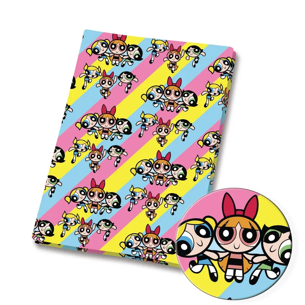 Cartoon Fabric Handmade Sewing Patchwork Quilting Baby Dress Home Sheet Printed Fabric Sewing Kids Fabri 140*50cm