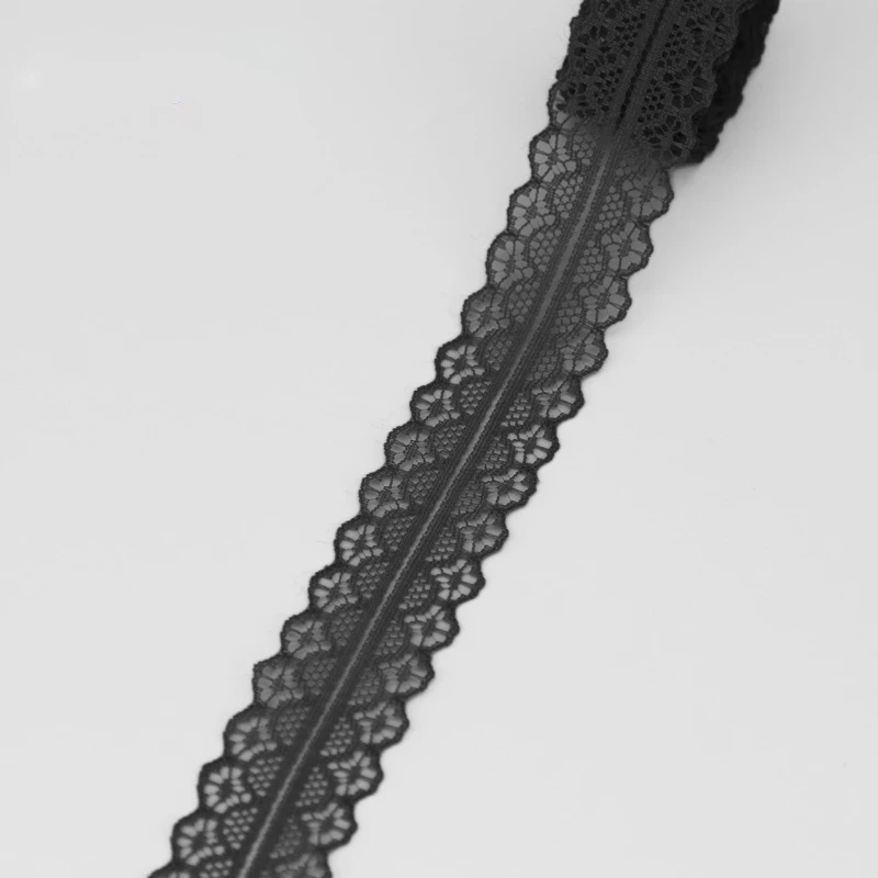 (10 Yards/roll) Black Lace Ribbon Fabric Webbing Decoration Polyester Material Lovely Gift Packing Handmade DIY Material