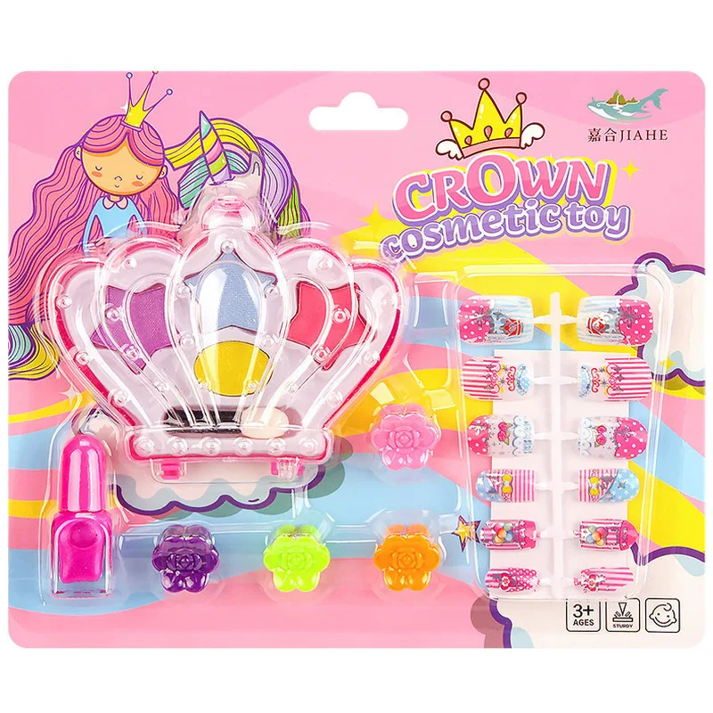 

Girls' Makeup Toys, Children's Simulated Cosmetics, Nail Polish, Nail Enhancement, Family Princess Set