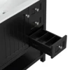 30inch Transitional Style Bathroom Vanity Cabinet Combo with Ceramic Sink Soft Close Door 5
