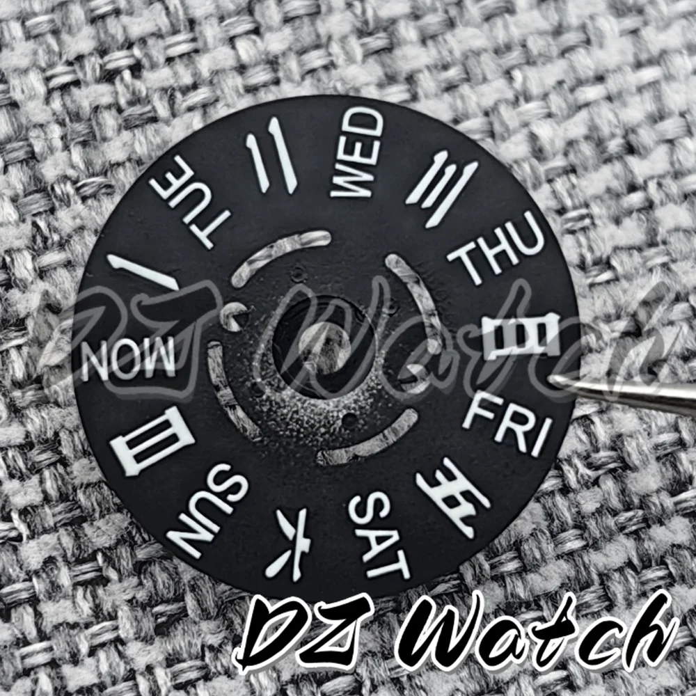 Luminous Green/Blue Date Wheel Dial for Automatic Movement Watches