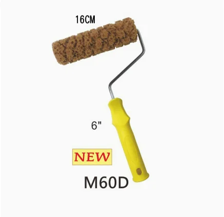 M60 해초 스펀지 롤러 브러쉬 모조 질감 도구 (액체 벽지 페인트 벽 장식 DIY 페인팅 도구 벽 페인트)