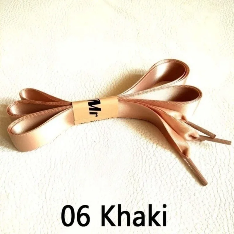 1Pairs Fashion 100CM Flat Silk Ribbon Shoelaces Shoe Laces Sneaker Sport Shoes Lace Shoelaces Shoe Laces Shoe Accessories