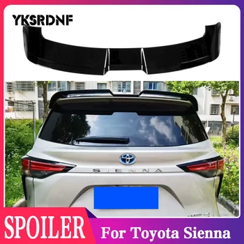 Per Toyota NUOVO Sienna 2020 2021 2022 Spoiler ABS Nero Lucido e Carbon Look Tronco Ala Posteriore Spoiler Tetto Accessori Auto