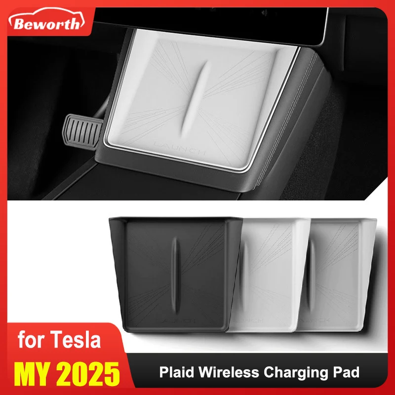 Juniper Silicone Anti-Slip Wireless Charging Console Mat - Dustproof Car Accessory