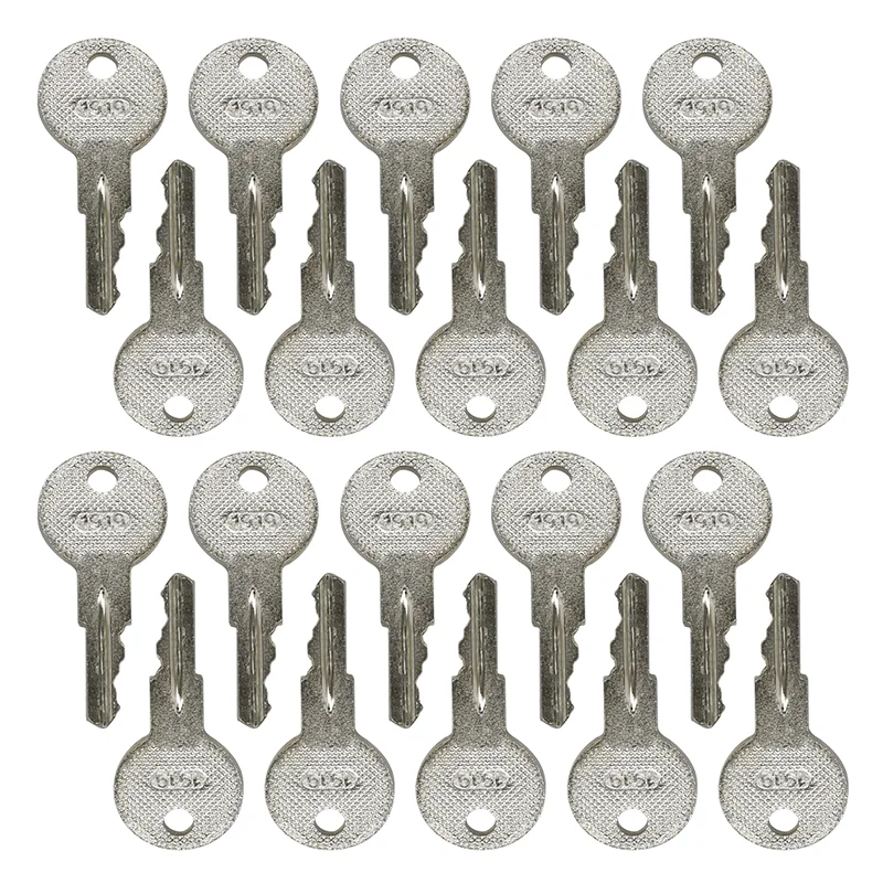 Ignition Key 20pcs 1919 17063G1 17063-G1 Compatible with EZGO Gas Electric Golf Carts 1982-Up Lawn Tuff Truck XT300 500 800