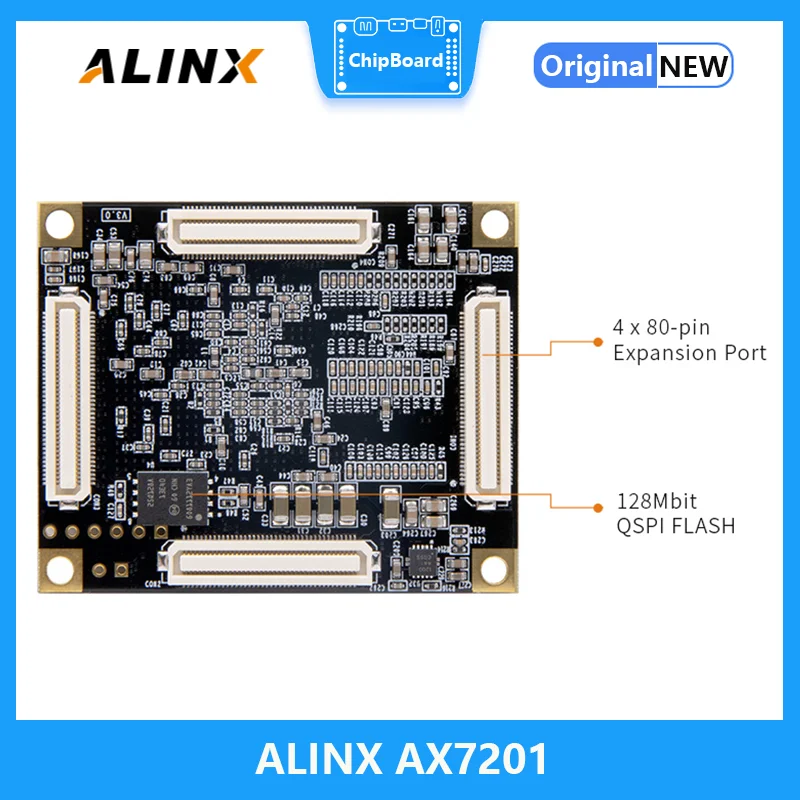 ALINX AX7201: XILINX Artix-7 XC7A200T FPGA Development Board A7 SoMs SFP Evaluation Kits