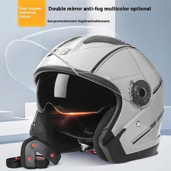 Retro 3/4 Open-Face Motorcycle Helmet 1