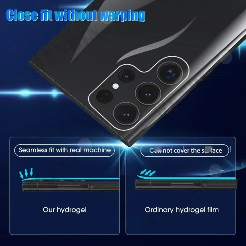 5Pcs Hydrogel Film For Samsung S24 S23 S22 S21 Ultra Note 20 S10 S9 Plus Screen Protector For Samsung A35 A55 A54 A15 Back Film_voghion.com