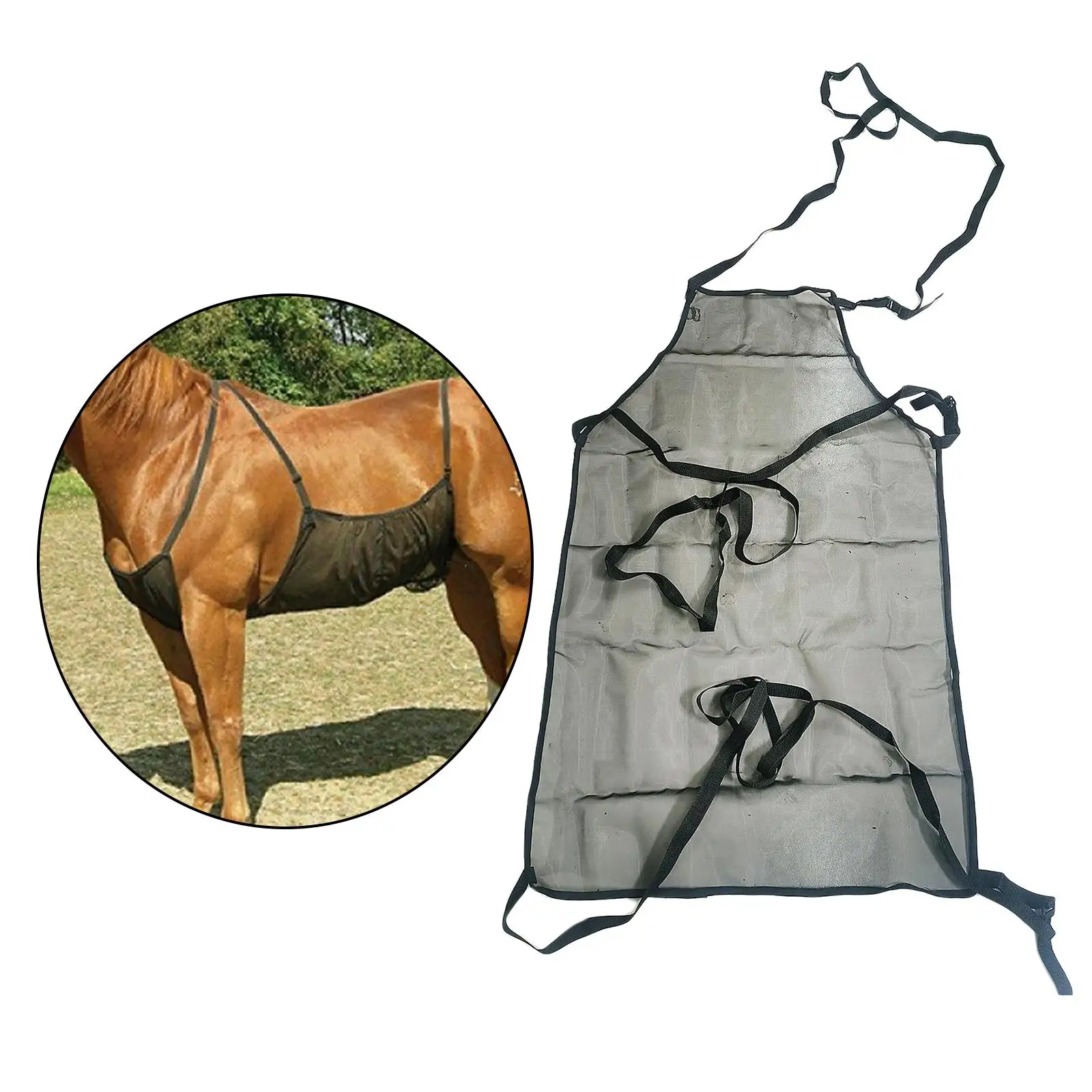Fly Rug - Horse Sheet Belly Cover Blanket Abdomen Coverage Protective