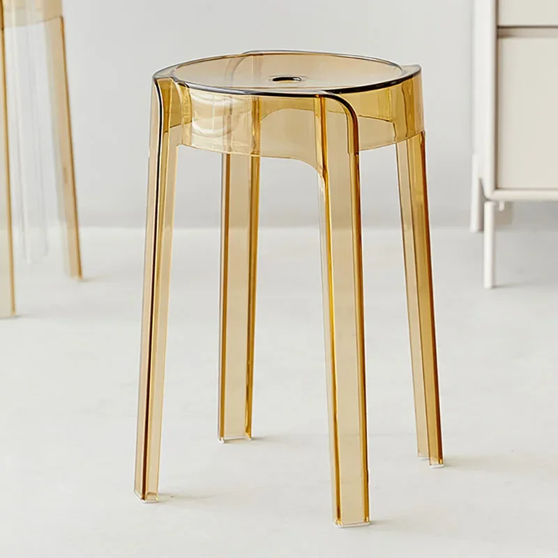 

Minimalist Acrylic Modern Dining Chairs Eaiting Stackable Dining Chairs Plastic Transparent Sillas Para Comedor Home Furniture