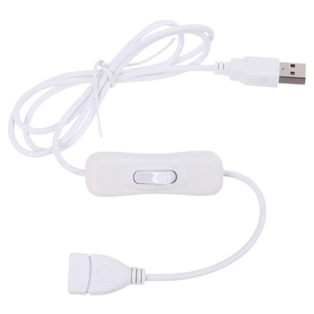 라이트 팬용 케이블 연장 토글 LED 스트립 전력선 USB 2.0 남성-여성