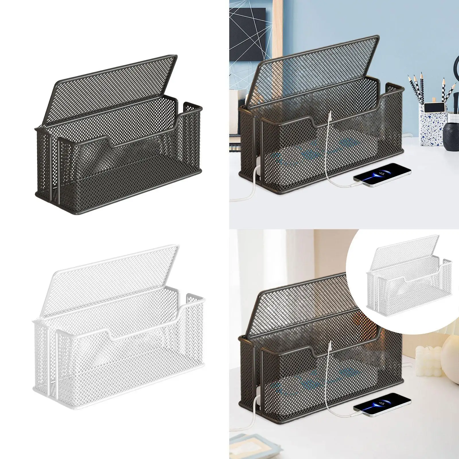 Cable Management Box Cable Organizer Reusable Decor Accessories Protective Cable Management Box Cable Organizer Reusable Decor Accessories Protective