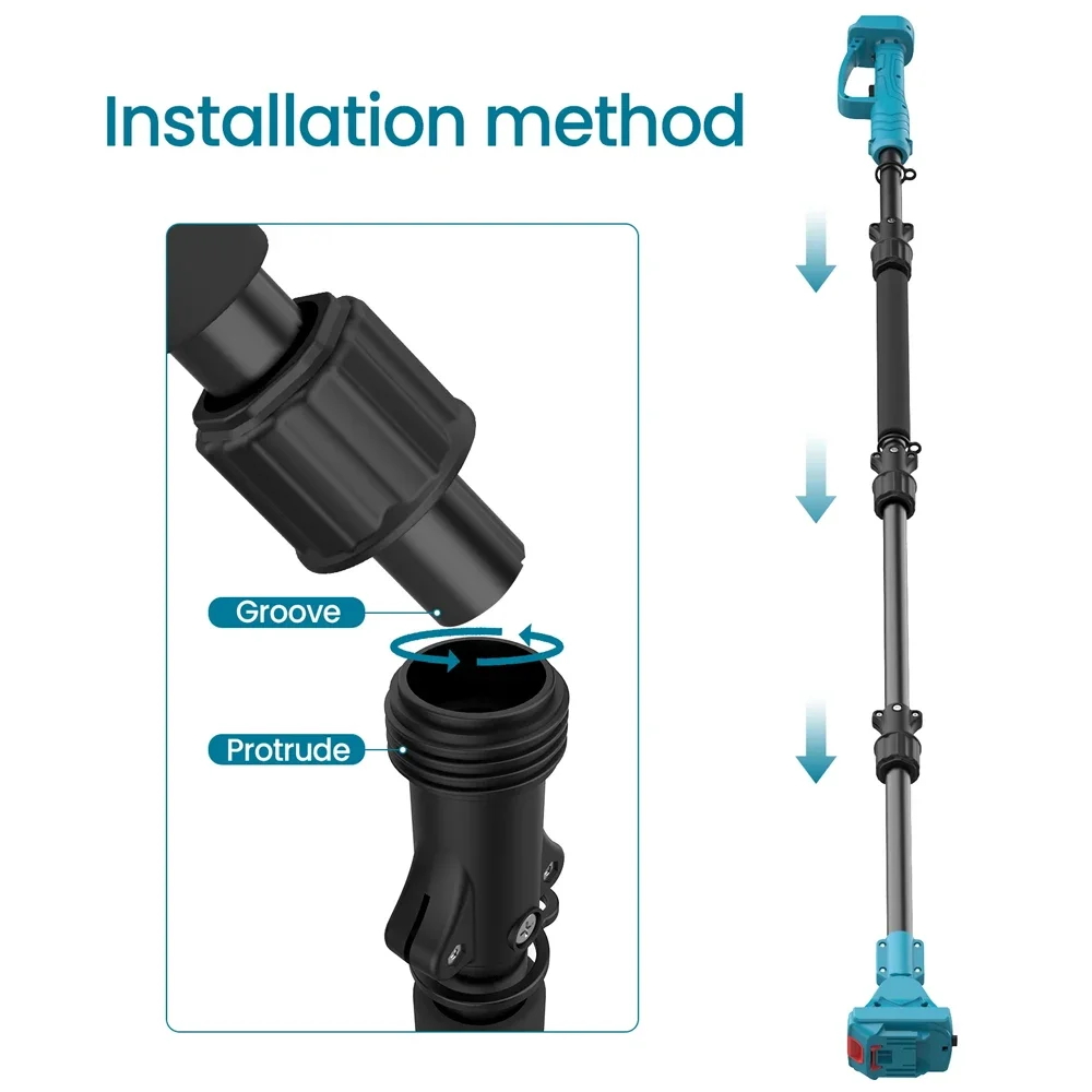 Aluminum Extension Rod for Electric Pruning Shear and Chainsaw