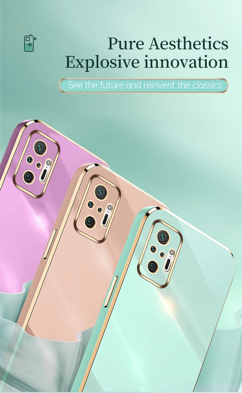 Til Redmi Note 10 Pro Plating Texture Cover til Redmi Note 10 Pro Max 10S 11 11S Pro Plus 5G stødsikker telefoncover_voghion.com