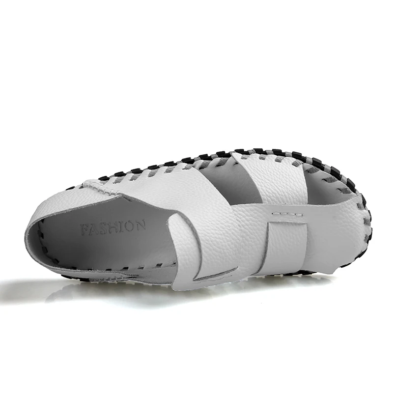 Sandals for Men Outdoor Summer Flats Sandals Leisure Beach Shoes Normal Leather Casual Men Sandal Fashion Shoes Designer Sandals