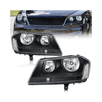 1 Pair 2X Headlight Head Light for Dodge Avenger 2008 2009 2010 2011 2012 2013 2014 Without Lamp