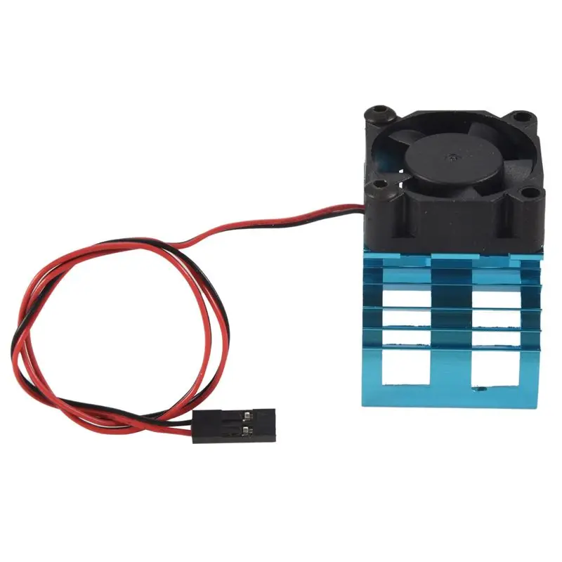 Wltoys A959-B 144001 124019 HSP 1/8 1/10 RC 자동차 540 550 3650 사이즈 모터 방열판용 모터 방열판 커버+냉각 팬