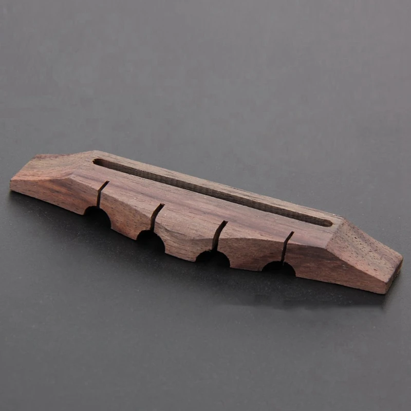Rosewood Bridge Piezo Bridge Saddle Nut For Ukulele 4 String Guitar Parts Musical Instruments Accessories-A82K