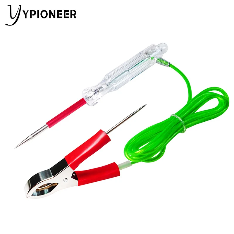 

YPioneer T10060 Automotive Circuit Tester Test Light Automotive 3-24Volt DC Voltage Tester Dual Probes PU Antifreeze Cable