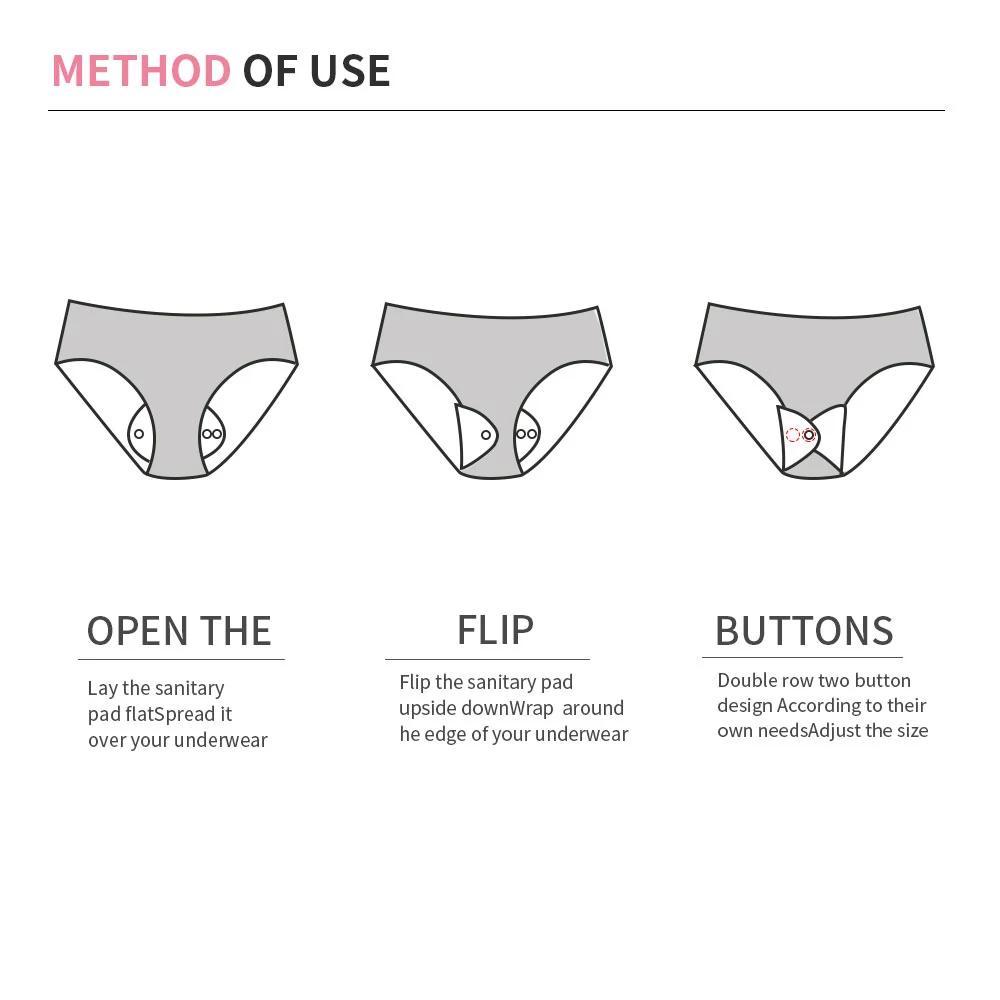 Waterproof Absorbent Menstrual Pad 1 Piece sanitary pads
