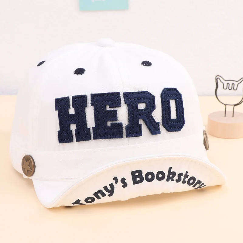 Baby Summer Hat Fashion Letter Baby Boy Girl Baseball Cap Soft Brim Infant Toddler Adjustable Peaked Caps baby hat,baseball cap