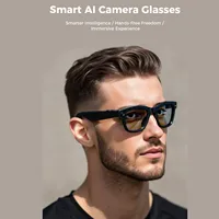 Smart Camera Glasses 5MP 1080P HD Camera 26 Languages Translation Music Playback Phone Calls AI Smart Glasses Bluetooth Glasses - Image 2