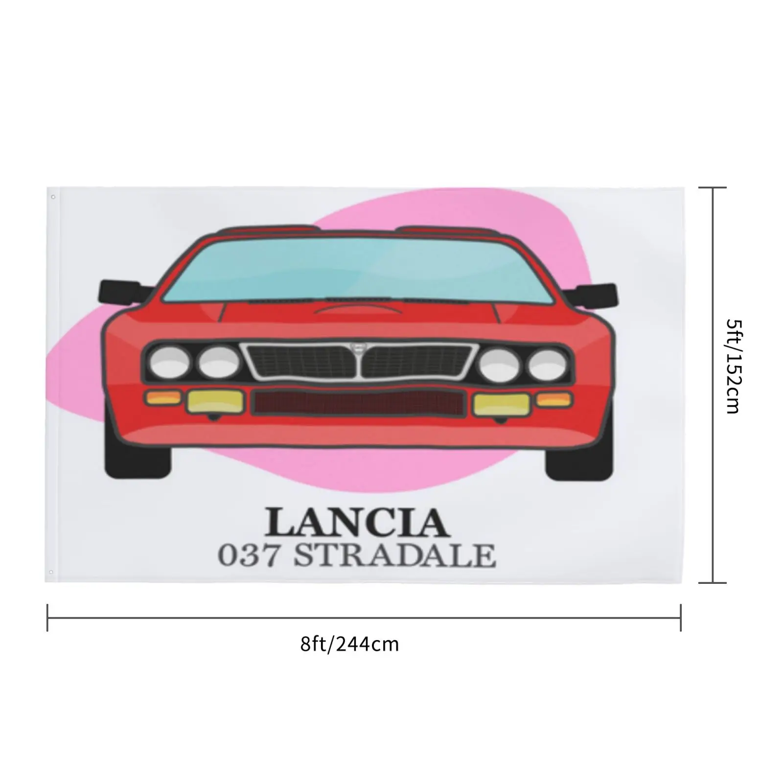 Флаг на стену Lancia Delta Hf 2069 флаг испанского флага палатки ЛГБТ Франции Россия Перу