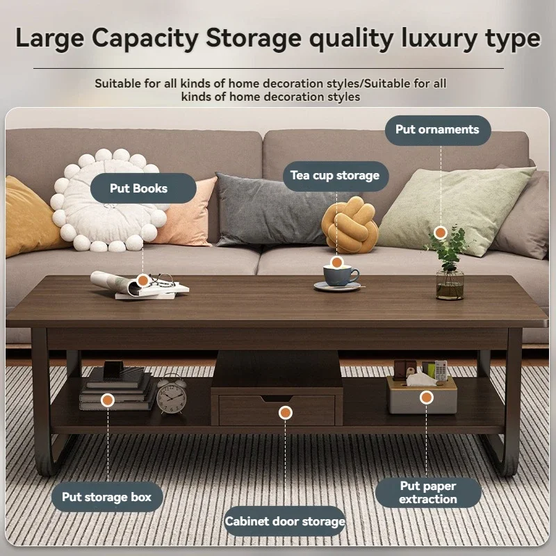 Minimalist Rectangular Coffee Table 3