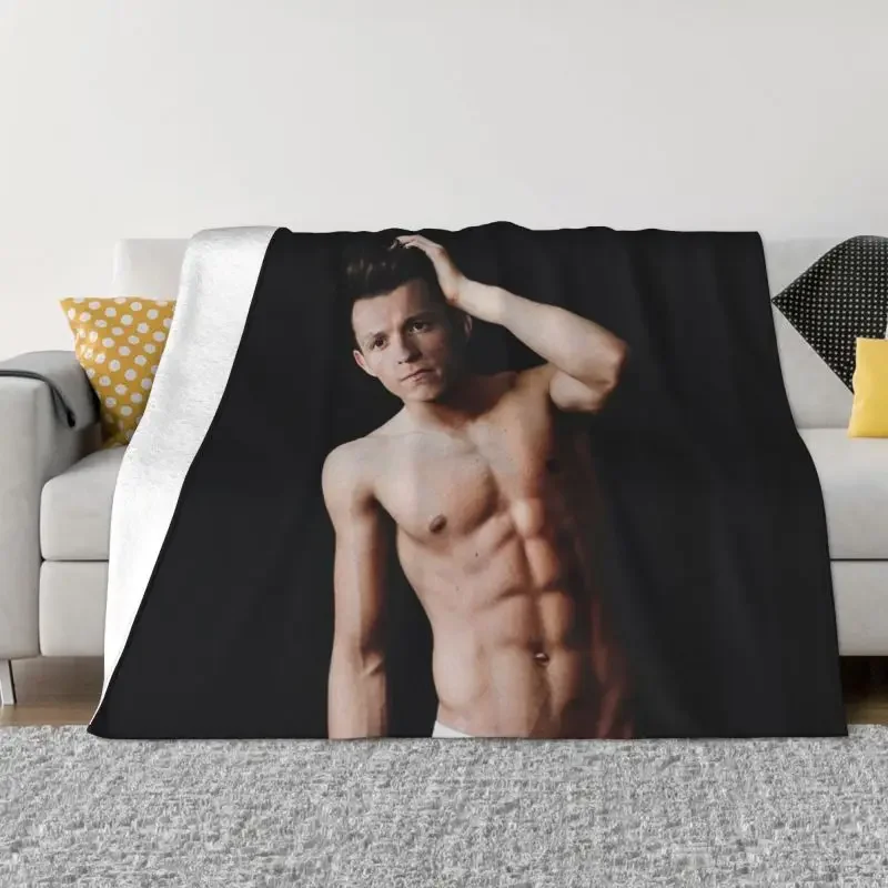 

Tom Holland Sexy Body Blanket 3D Print Soft Flannel Fleece Warm Throw Blankets for Travel Bedding Couch Quilt