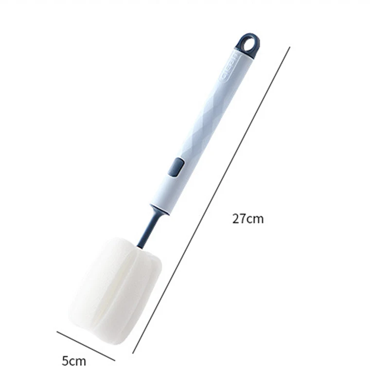 Baby Bottle Brush Soft Sponge Brush Water Bottle Glass Cup Washing Cleaner Tool Scrubber With Handle Kitchen Cleaning Tool bottle brush bottle cleaning brush cleaning brush cleaning brush set
