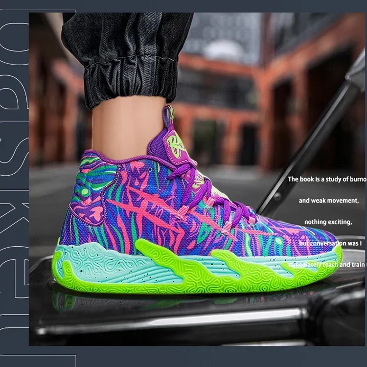 2025 Basketball Shoes for Men Cushioning Basketball Sneaker Women Kids High-top Outdoor Sport Sneakers Breathable Athletic Shoes