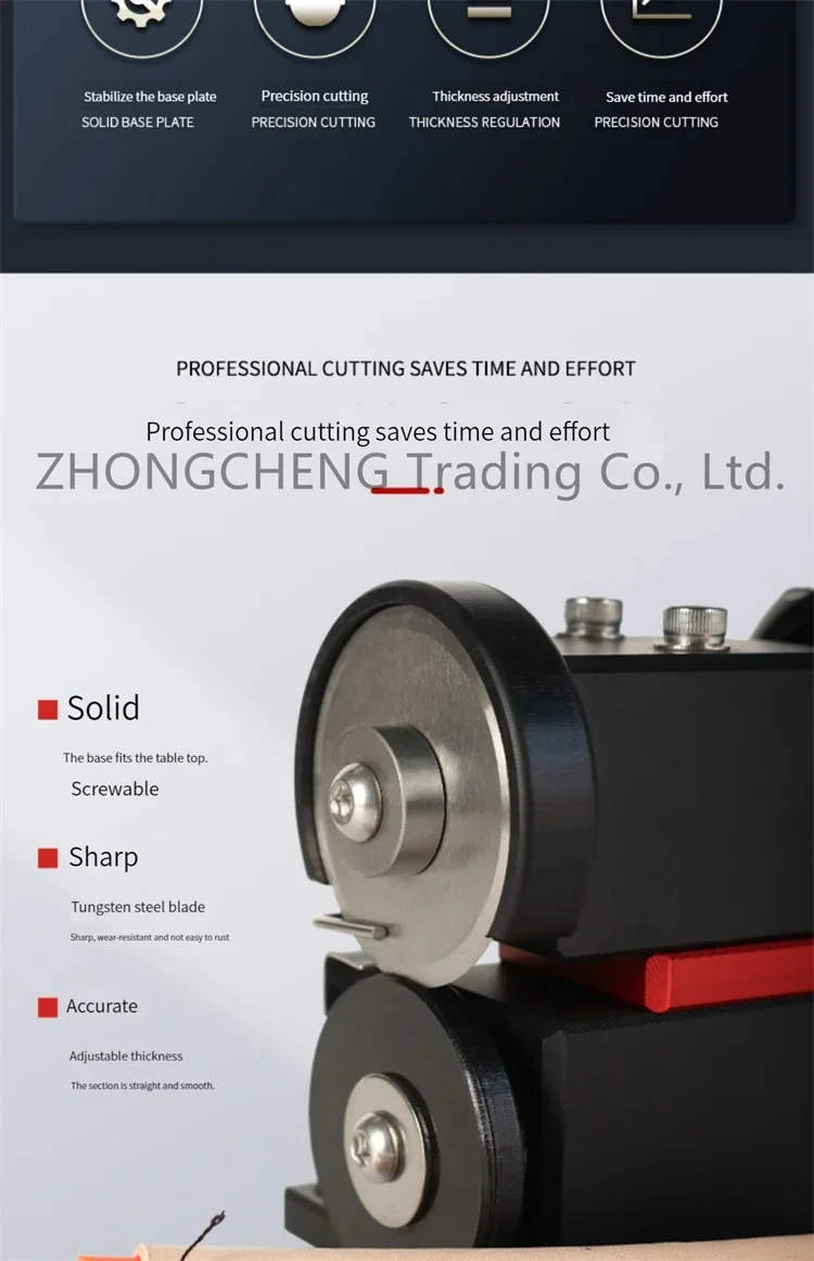 New 220v New Hand Held Cutting Machine Diy Leather Bag Tool Cutting Split Leathe