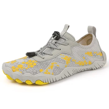 Mens Aqua Shoes Trail Running Barefoot Runner Walking Sneakers Wide Toe Barefoot Sports Cross Trainers Drop Wading Water Boots
