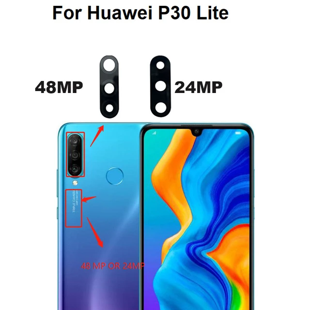 1PCS Original New For Huawei P30 PRO Lite Back Rear Camera Glass Lens With  Adhesive Sticker Glue - AliExpress