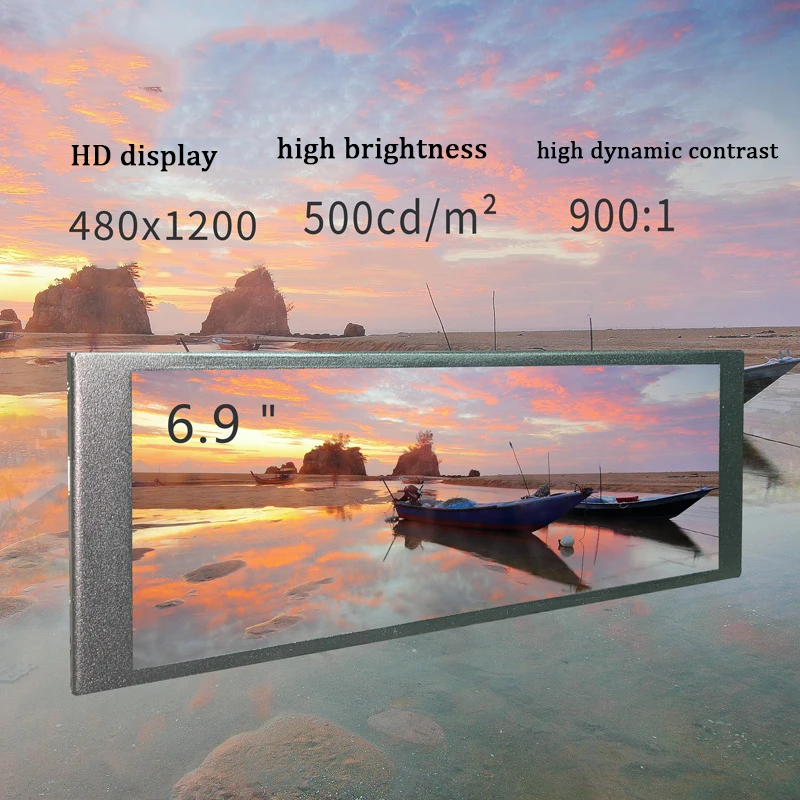 2024 6.9 ġ 1280x480  Ʈ ũ, IPS ǻ   ũ ,   ũ  ÷, ǰ