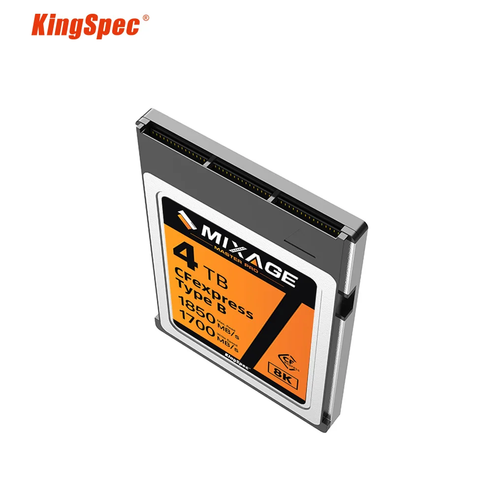 KingSpec 128g 256g 512GB CFexpress 유형 B 카드 Canon R5 DX3 Nikon D6 Z6 Z7 Panasonic S1 S1R 용 1TB CF Express 메모리 카드