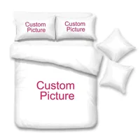 Custom Photo 3pcs Duvet Cover Set Personalized Images Bedding Set Comforter Cover Queen King Full Size Bedroom Decor 2
