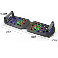 Portable Multifunctional Push-up Board Set With Handles Foldable Fitness Equipment For Chest Abdomen Arms And Back Training 2