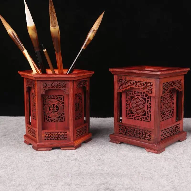 pot-a-pinceaux-en-bois-de-style-chinois-pot-a-crayons-en-bois-porte-stylo-de-calligraphie