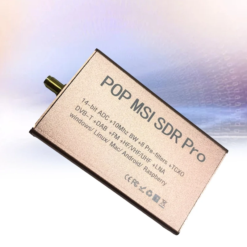 

Wideband Radio Spectrum Coverage (10kHz 2GHz) Compatible withSDRPlay RSP1