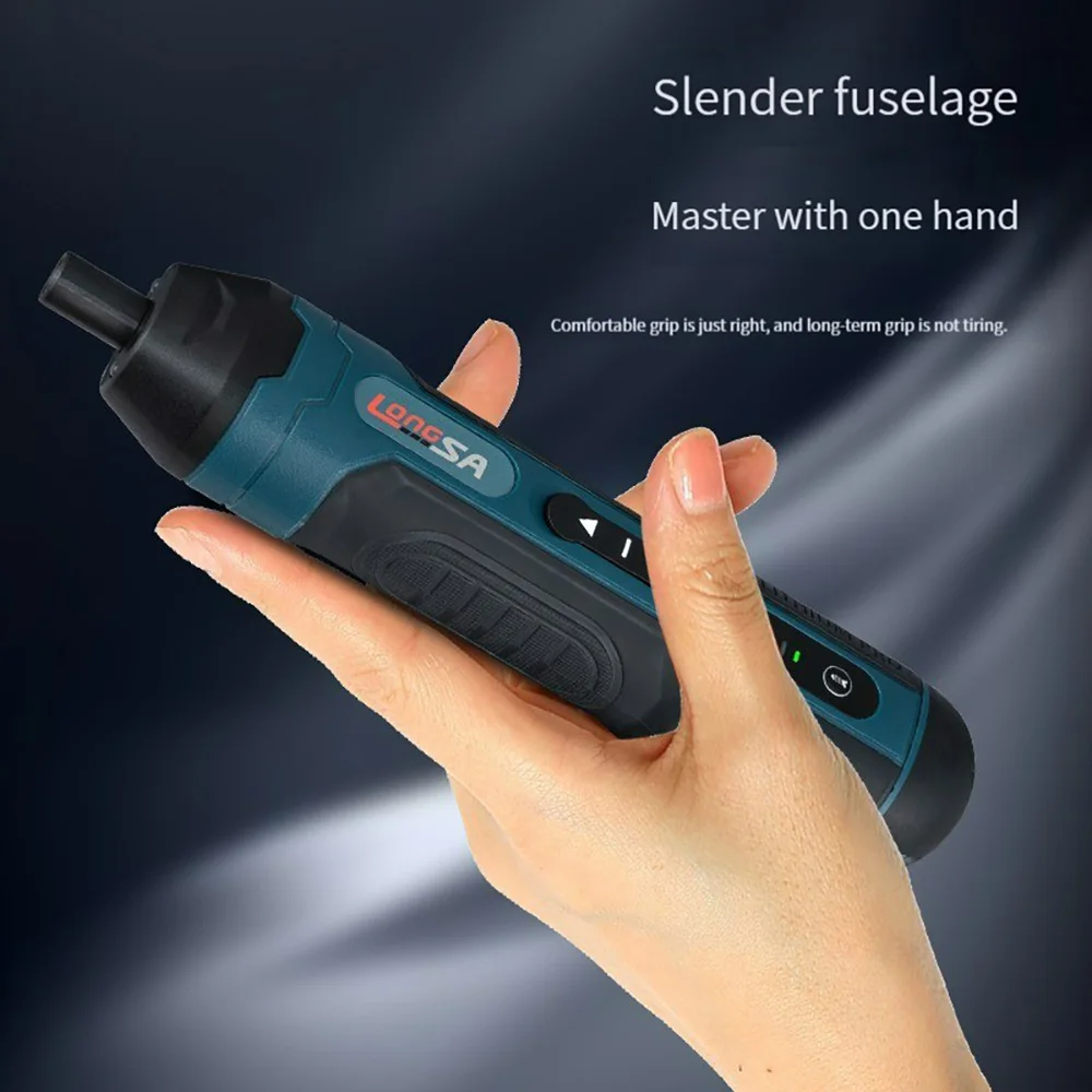 Compact 3.6V Multi-Function Electric Screwdriver with Torque Adjustment and Lithium Battery