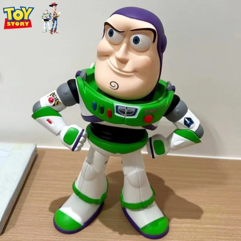 

Hot Disney Toy Story Buzz Lightyear 36cm Home Furnishings Handmade Tide Play Anime Figure Model Toy Dolls Cute Christmas Gifts