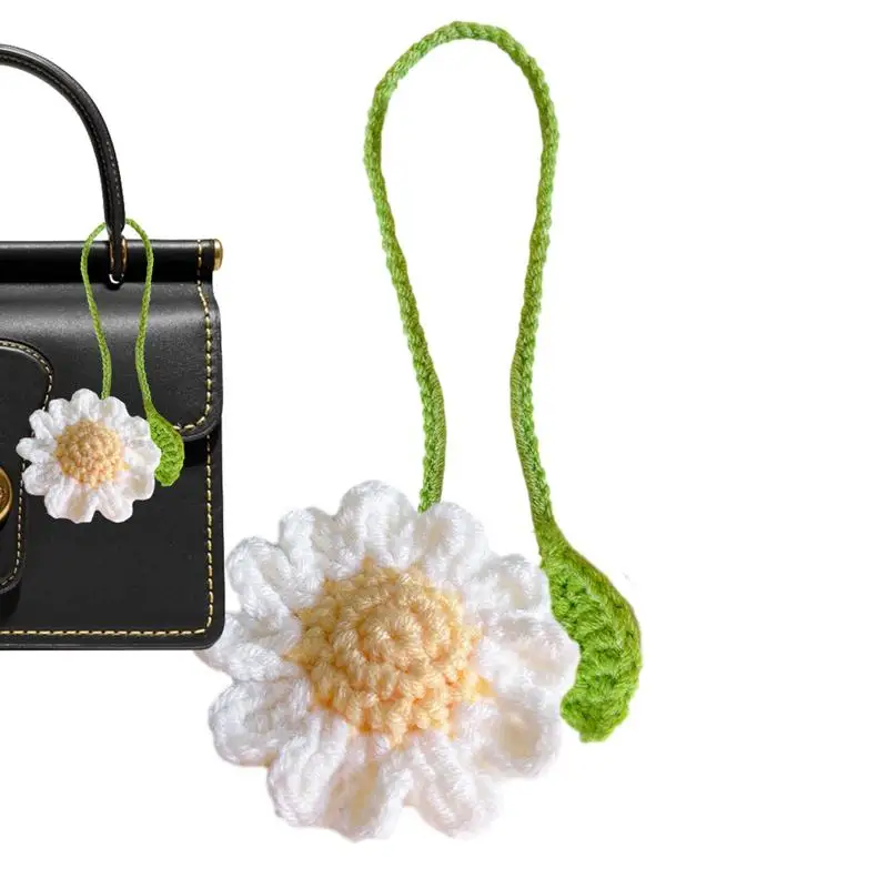 

Flower Sprout Bookmarks Budding Plant Book Mark Floral Page Marker Cute Handmade Knitted Book Marks Curtains Tiebacks Holdbacks