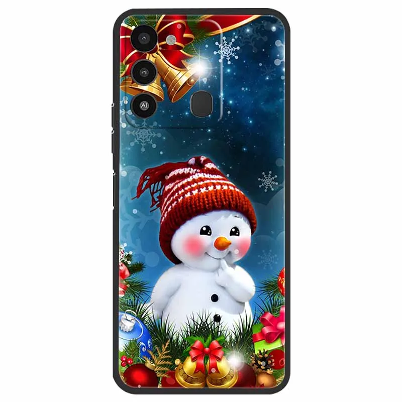 Holiday Edition Silicone Soft TPU Phone Cover - Festive Design Case