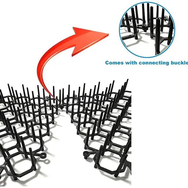 Macska Tüskék 12 Pack Cat Elretterrenták Mat Elrettentő Anyagok Ásás Kutyákhoz Macskapriasztrák Beltéri Bútorok Háziállat -Elrontó Szőnyegek Szőnyeg - Image 3