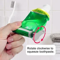 5/1PCS Toothpaste Squeezer Cosmetic Paint Rolling Press Dispenser Squeezer Tube Tools Stainless Steel Metal Bathroom Accessories 2