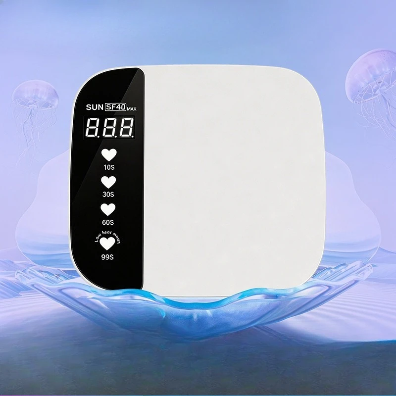 고출력 네일 드라이어 45LED UV 네일 램프 전문가용 네일 드라이어 4단계 타이머 설정 젤 경화 건조 램프 네일 아트 도구