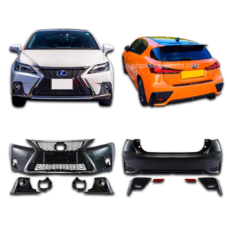 

Australia version For 2012 and 2021 lexus CT200 old model of the bumper body kit to upgrade the new front bumper